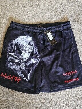 Primitive x Naruto Itachi Mesh Shorts